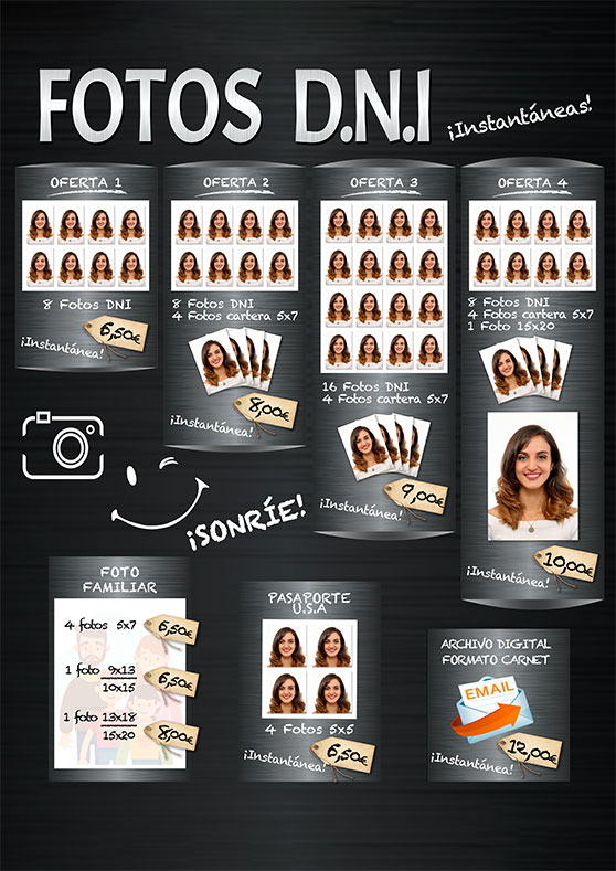 Oferta fotos DNI en Alcorcón